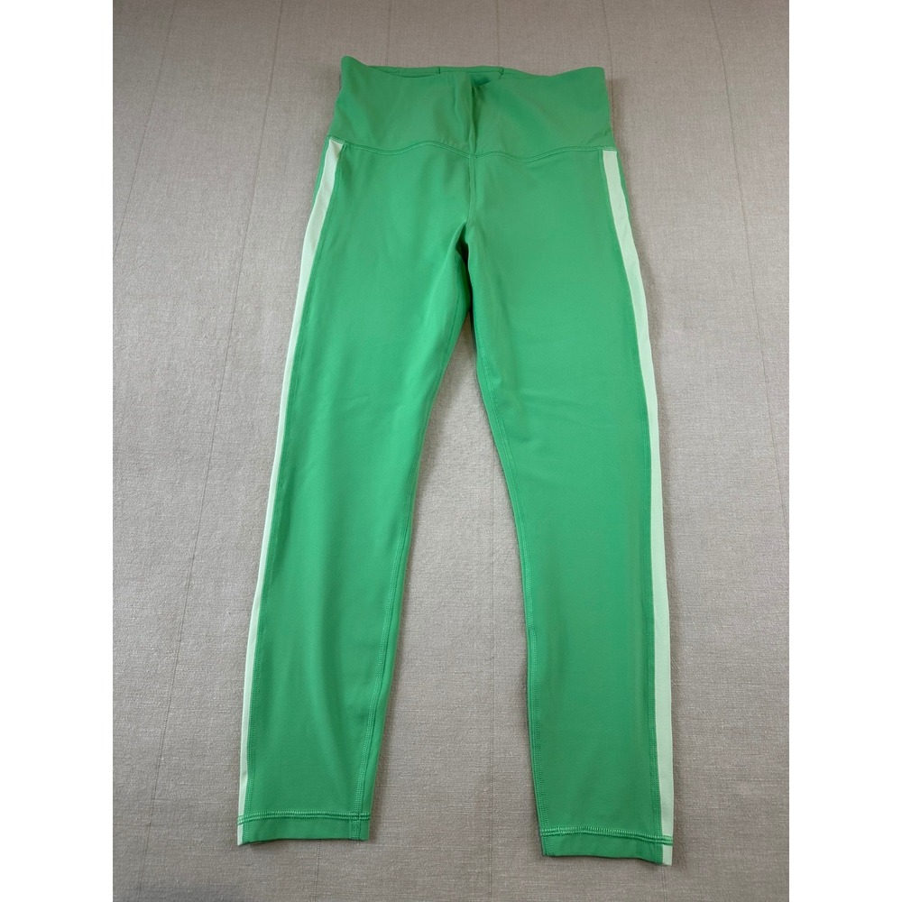 Athleta | Elation Colorblock 7/8 Tight Leggings Green | Women's Medium